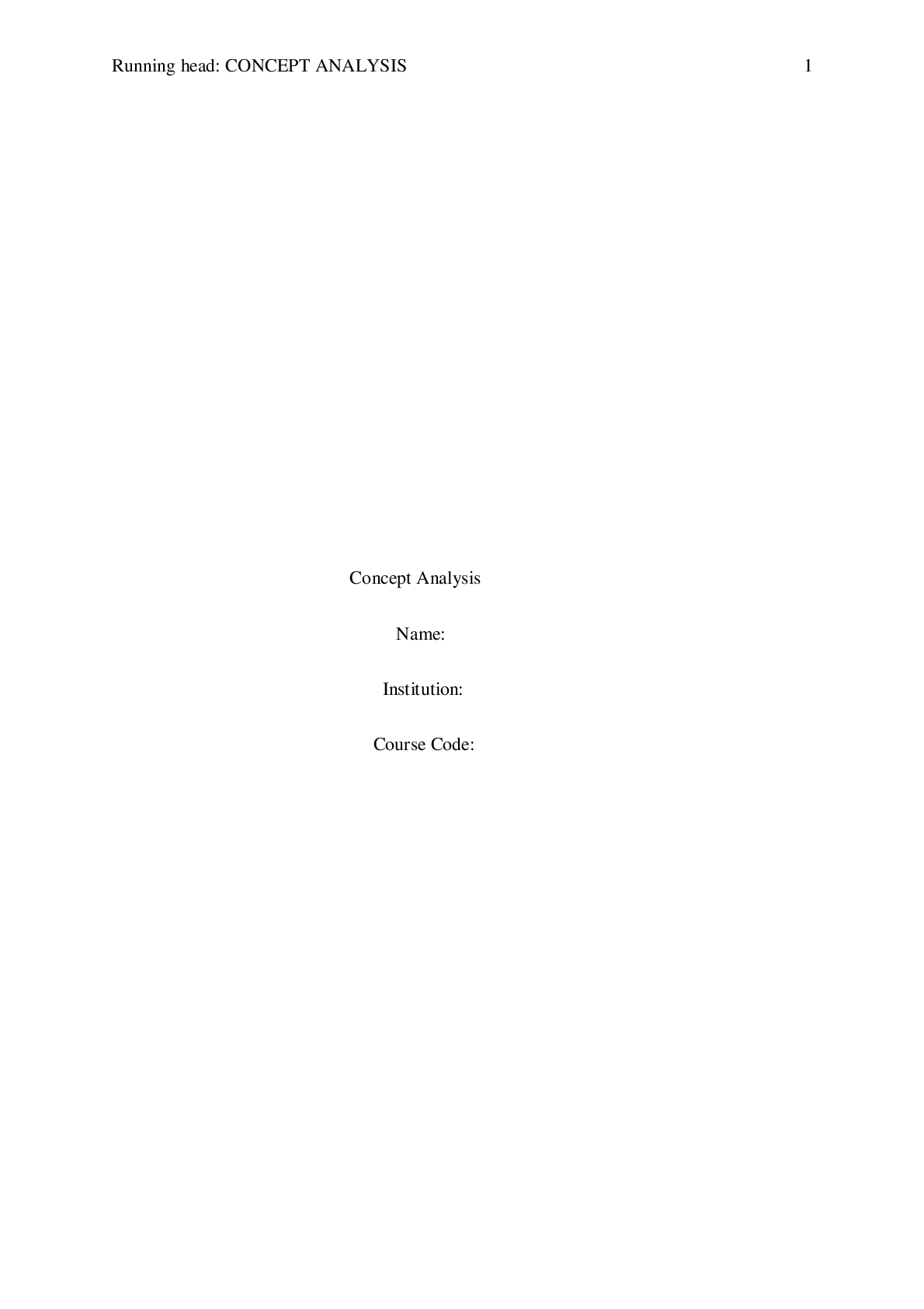 Preview image for NR501NP Week 3 Assignment Concept Analysis